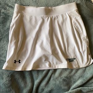 Under Armour White Tennis Skirt